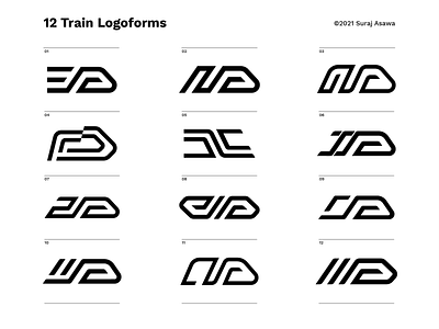 Train logoforms art branding design flat graphic design icon logo minimal logo simple design vector