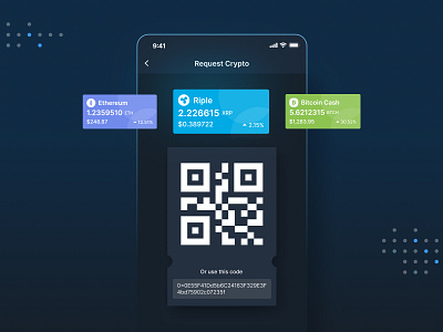 Request Ctypto address crypto wallet cryptocurrency qrcode request crypto