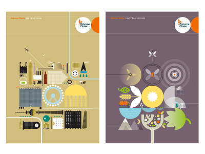 Osborne Clarke covers branding cityscapes cover art design ecology graphicdesign illustration infographics