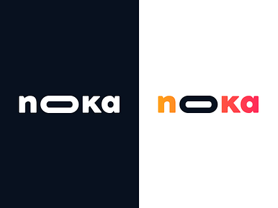 Noka Studio Final Logo brand branding brandmark gradient logo noka