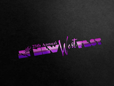 NewWestFest Throwback Logo branding event festival fort collins logo