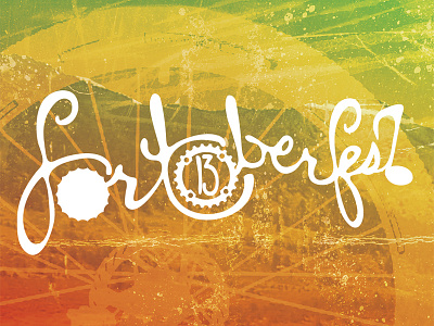 Fortoberfest Logo band beer bike festival fort collins logo
