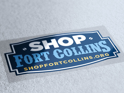 Shop Fort Collins badge cling fort collins logo