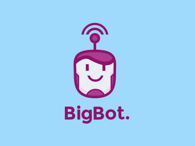 Bigbot app brand logo robot