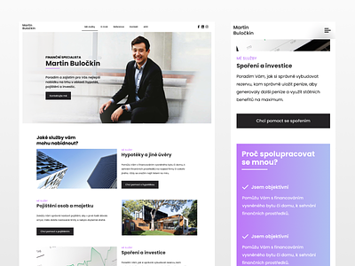 Finance Consulting - Website Design #1