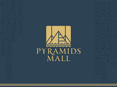 Pyramids Mall branding design dribbble egypt egyptian illustration logo mall pyramids pyramids mall pyramids mall