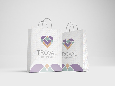 TROVAL MALL bag bag design bag mockup bag mockups brand identity branding design mall shop shopping troval troval