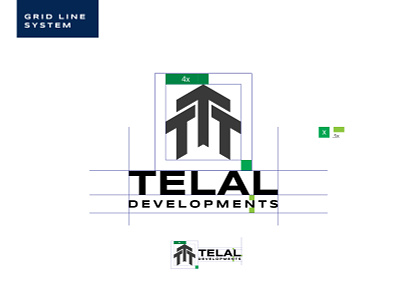 TELAL Developments branding illustration logo logo design telal تلال