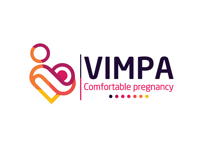 Vimpa logo branding design illustration logo pregnancy vector vimpa