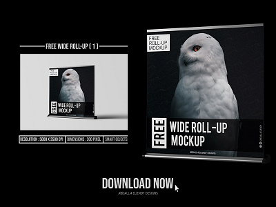 Wide Roll-up Mock up ( 1 ) black download download mock up download mock ups download mockup download psd free free psd roll up rollup wide wide roll up wide roll up