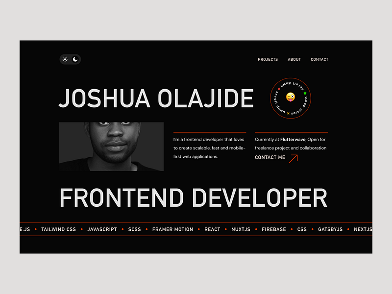 Browse thousands of Front End Developer Portfolio images for design ...