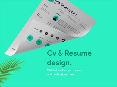 Resume Design design resume cv resume template