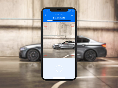 Car Recognition App (Concept) app app animation debutshot interaction animation iphone x scan ux ui