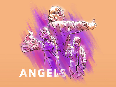 They are the angels of spring--International Women's Day 38 illustration