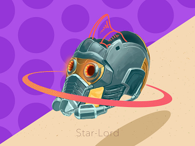 Star-Lord design hero illustration marvel star lord