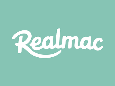 Realmac Logo (work in progress) hand drawn logo logotype realmac type typography
