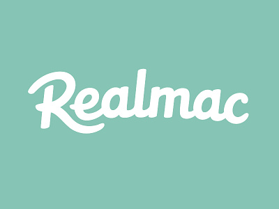 Realmac Logo (final) hand drawn logo logotype realmac type typography