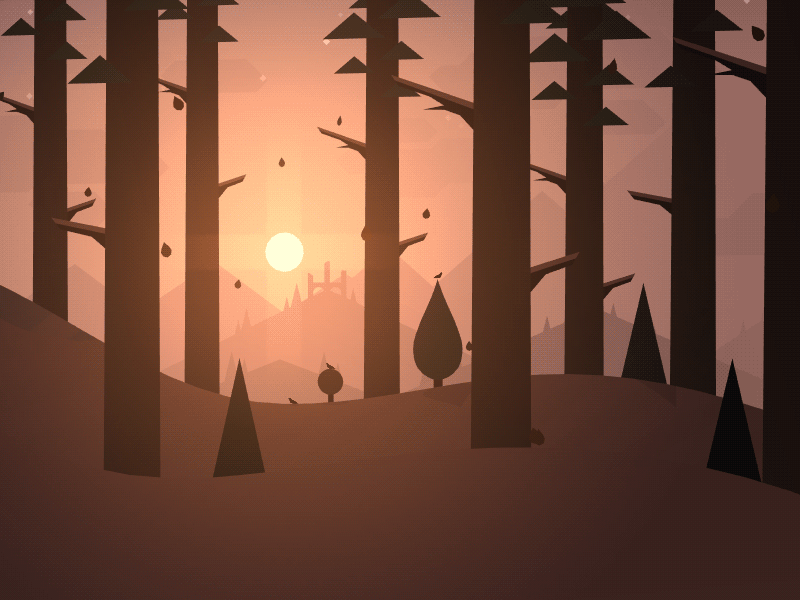 Alto’s Adventure - out now! forest game ios llama snowboarding sunrise trailer trees unity