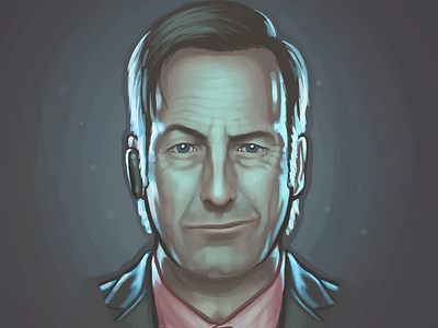 Saul Goodman bob odenkirk breaking bad fan art painting portrait saul goodman