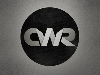 CWR Logo Update black circle folding grey logo