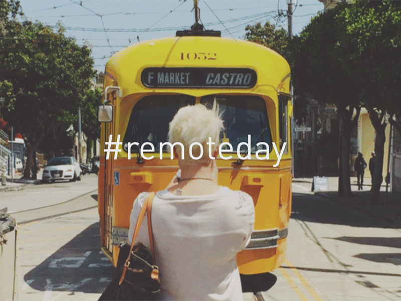 #remoteday header gif bynder campaign cloud gif header remote day software transition