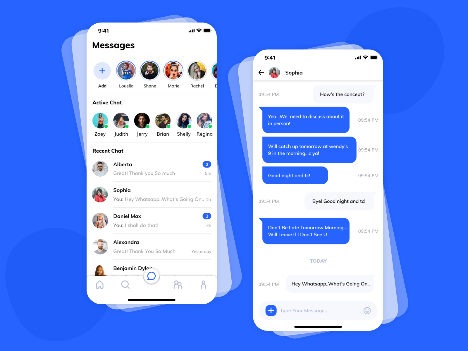 Chat Screen By Ankush Sharma On Dribbble