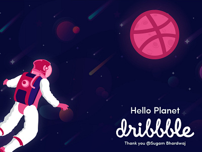 Hello Planet Dribbble