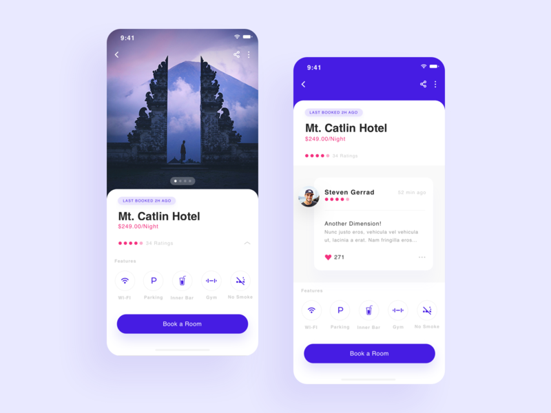 Book A Room App By Caroline On Dribbble