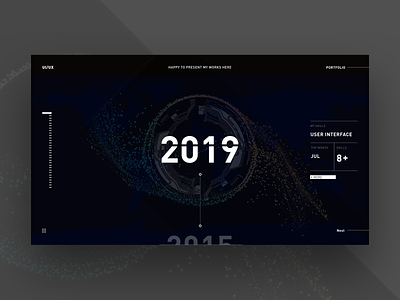 Web page 2019 black dark design gradient ui ux web website
