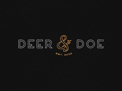 Deer & Doe Vintage Typography