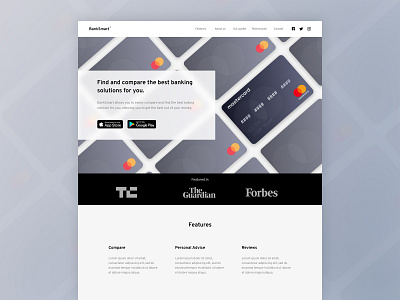 Daily UI 003 Landing Page - BankSmart