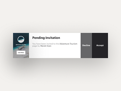 Pending Invitation Daily Ui challenge daily inteface inteface design typography ui