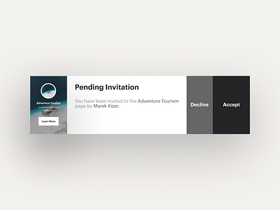 Pending Invitation Daily Ui