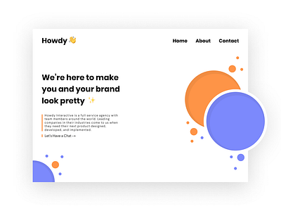 Howdy Interactive header howdy interactive typography ui