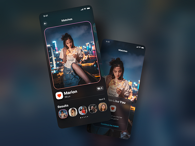 Concept "DatingApp" clean concept dating design inspiration interface minimal mobile ui