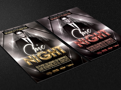 Chic Night FREE PSD Flyer Template