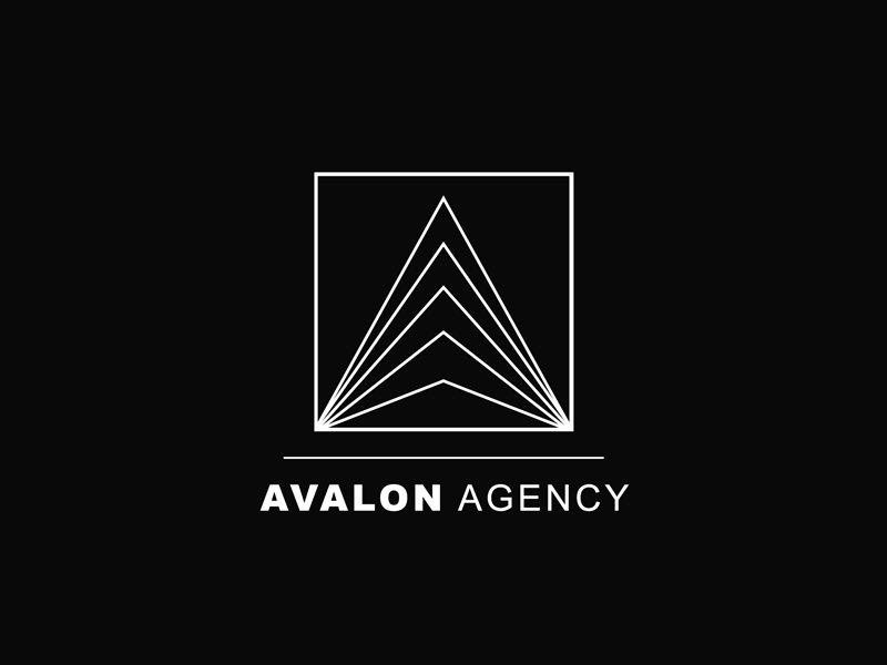 Avalon Agency Logo wg visualarts logos logo inspiration avalon mountain triangle pyramid modern white black investor branding vector lines minimal agency illustrator logo design logotype logo