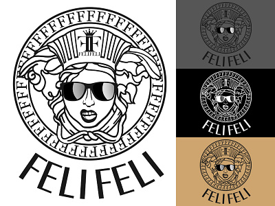 Logo for FELI FELI (Clothing Line) black class clothing fashion logo luxury spirit visualarts wear wg wgmg white