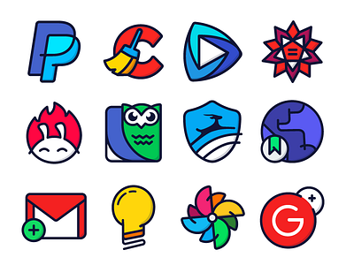 Zeref Icons Android app design icon iconography vector