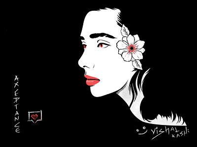 Axeptance vector potrait minimal