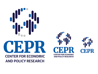 Cepr Logo Responsive Dribble bar chart blue cepr economic economy expert logo map policy politic redesign research responsive usa visual identity washington world