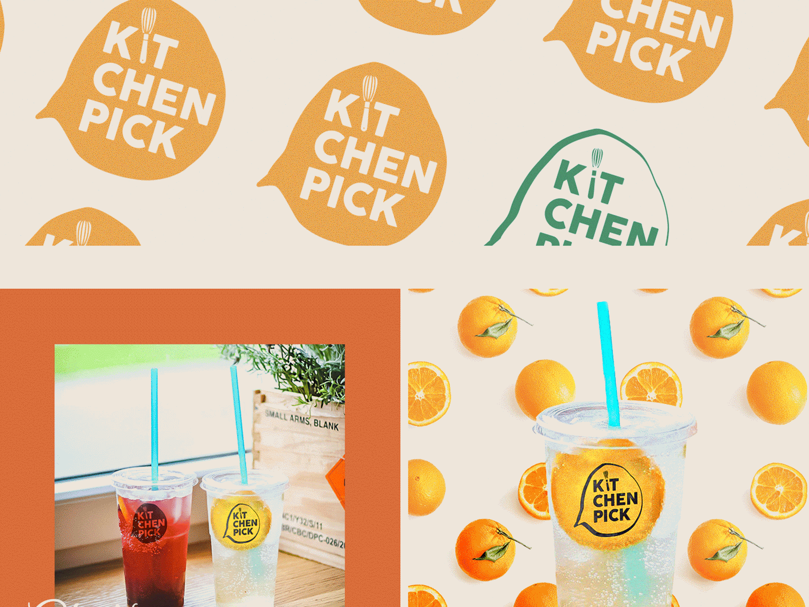 KitchenPich brand Identity 🤟 branding design illustration illustrator logo typography vector