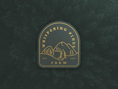 Whispering Pines Farm branding branding design burma designyeyan logo logodesign logoinspiration logos minimalism myanmar myanmarlogo yeyan