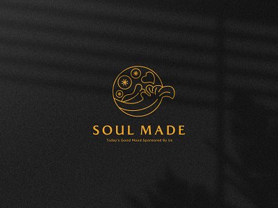 Soul Made Logo art branding designyeyan line art linelogo logodesign logos minimalism minimalist logo sketch soulmade logo symbol yeyan