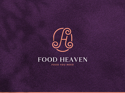 Food Heaven2 branding branding design designyeyan dribbble logodesign logoinspiration logos minimalist myanmar yeyan