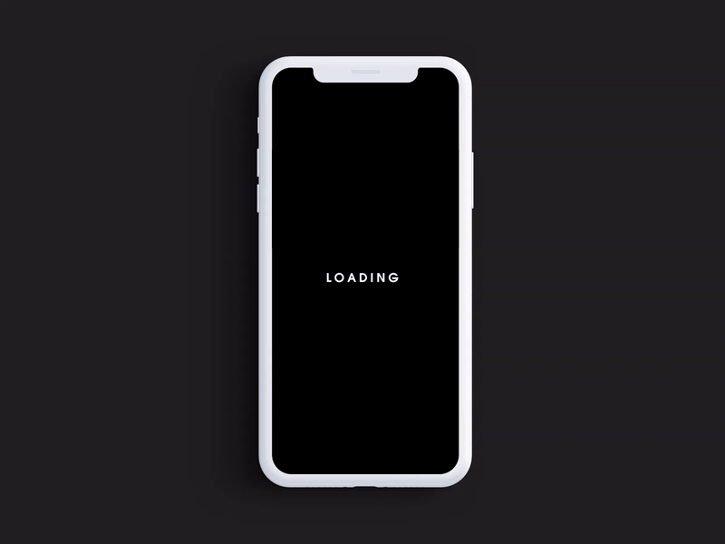 Faded Loading Interaction - Freebie app ui dark design designer faded iphone loader loading loading animation loading bar slide ui ui design ux