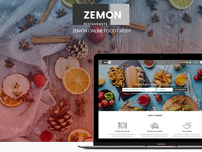 Zemon Online Food Order green logo logo logo design logo freelance ui design uiux portfolio