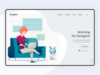 Workplace For Designer