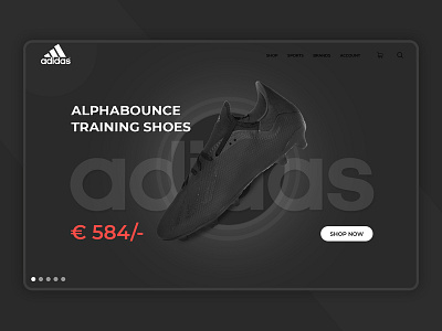 Adidas Store Redesign UI adidas adidas store app ui design designer product product details redesign redesign concept restaraunt template ui ui design ui ux ux web design zemon