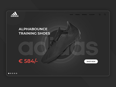 Adidas Store Redesign UI